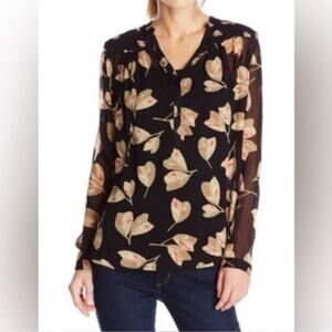 Lucky Brand Sheer Blouse S